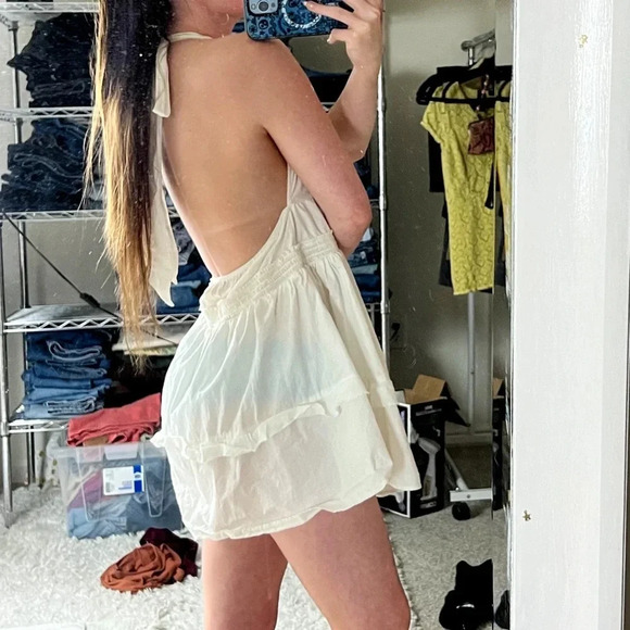 Free People Sail Away Halter Mini Dress - Picture 10 of 11